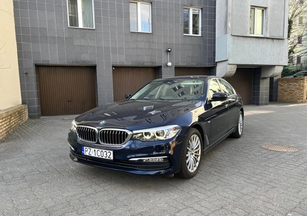 BMW Seria 5 cena 120000 przebieg: 74000, rok produkcji 2018 z Poznań małe 37